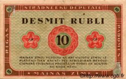 10 Rubli LETONIA Riga 1919 P.R4 EBC