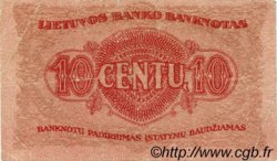 10 Centu LITUANIA  1922 P.10a MBC