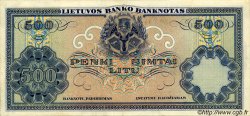 500 Litu LITAUEN  1924 P.21a VZ+