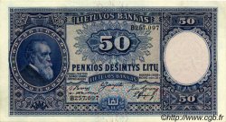 50 Litu LITUANIA  1928 P.24a EBC+