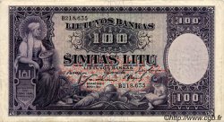 100 Litu LITHUANIA  1928 P.25a VF
