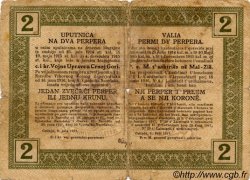 2 Perpera MONTENEGRO  1917 P.M.149 RC
