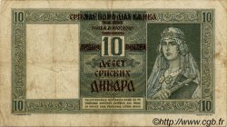 10 Dinara SERBIA  1941 P.22 F