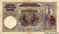 100 Dinara SERBIEN  1941 P.23 SS