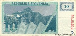 10 Tolarjev SLOVENIA  1990 P.04a F+