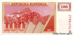 100 Tolarjev Spécimen SLOVENIA  1990 P.06s1 FDC