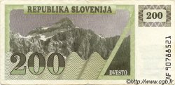 200 Tolarjev SLOVENIA  1990 P.07a q.BB