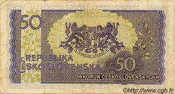 50 Korun CZECHOSLOVAKIA  1945 P.062a VF