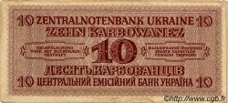 10 Karbowanez UKRAINE  1942 P.052 F-