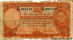 10 Shillings AUSTRALIA  1939 P.25a q.B
