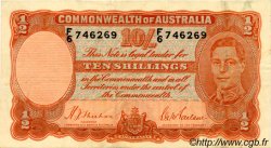 10 Shillings AUSTRALIA  1939 P.25a VF+