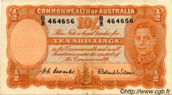 10 Shillings AUSTRALIA  1952 P.25d VF+