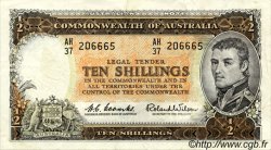 10 Shillings AUSTRALIA  1961 P.33 VF+