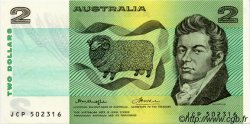 2 Dollars AUSTRALIA  1976 P.43b EBC+