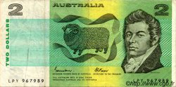 2 Dollars AUSTRALIA  1985 P.43e q.BB