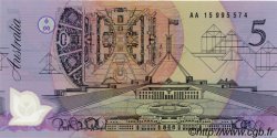 5 Dollars AUSTRALIA  1992 P.50a SPL