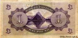 1 Pound NEW ZEALAND  1934 P.155 F+