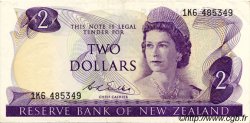 2 Dollars NEW ZEALAND  1968 P.164b VF+