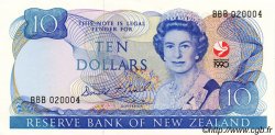 10 Dollars Commémoratif NEW ZEALAND  1990 P.176 UNC-