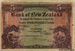 5 Pounds NUOVA ZELANDA
  1921 PS.227 q.MB
