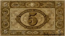 5 Francs SUISSE  1921 P.11e MBC