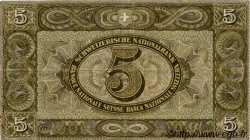 5 Francs SUISSE  1942 P.11j VF