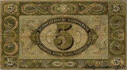 5 Francs SUISSE  1944 P.11k F