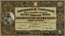 5 Francs SUISSE  1946 P.11l