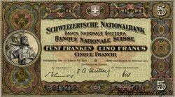5 Francs SUISSE  1951 P.11o AU