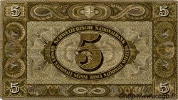5 Francs SWITZERLAND  1951 P.11o VF
