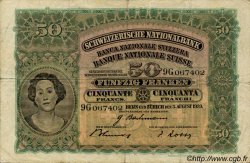 50 Francs SWITZERLAND  1939 P.34j VF-