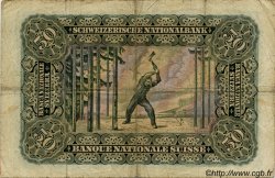 50 Francs SWITZERLAND  1941 P.34l VG