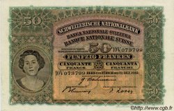 50 Francs SUISSE  1941 P.34l XF