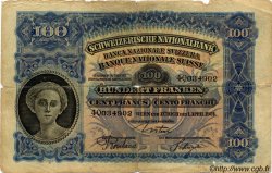 100 Francs SWITZERLAND  1924 P.35a G