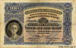 100 Francs SWITZERLAND  1931 P.35g VG