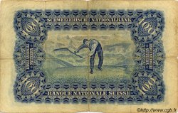 100 Francs SUISSE  1937 P.35i q.MB