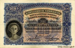 100 Francs SUISSE  1939 P.35l VF+