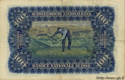 100 Francs SWITZERLAND  1943 P.35q VF