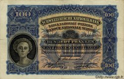 100 Francs SWITZERLAND  1944 P.35r VF