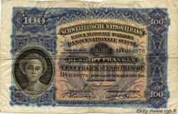 100 Francs SWITZERLAND  1945 P.35s F-