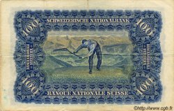 100 Francs SWITZERLAND  1947 P.35u VF