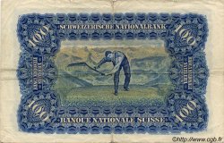 100 Francs SUISSE  1947 P.35u F+