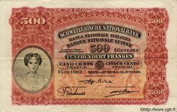 500 Francs SWITZERLAND  1931 P.36b VF+