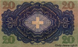 20 Francs SUISSE  1933 P.39d BC+