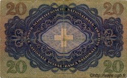 20 Francs SWITZERLAND  1939 P.39i F