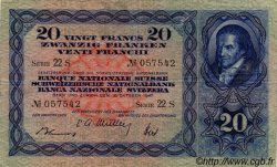 20 Francs SUISSE  1947 P.39p BB