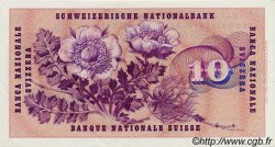 10 Francs SWITZERLAND  1955 P.45b AU