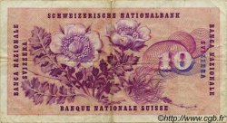 10 Francs SWITZERLAND  1961 P.45g F