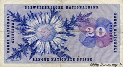 20 Francs SWITZERLAND  1963 P.46j F+