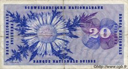 20 Francs SUISSE  1971 P.46s MB